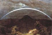 Mountain Landscape with Rainbow (mk10) Caspar David Friedrich